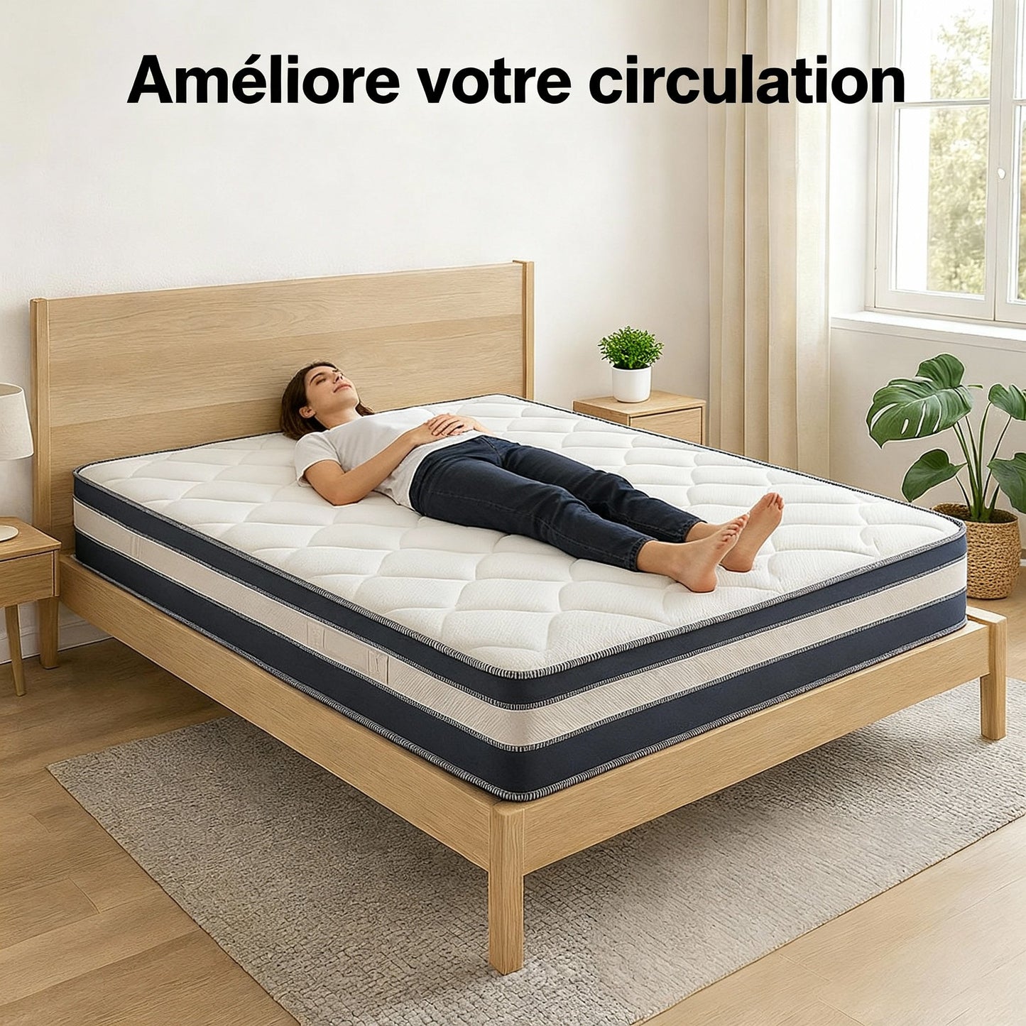 Matelas Camille — Dites adieu aux crampes, retrouvez des nuits légères
