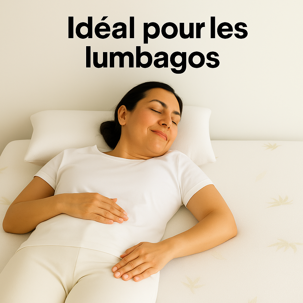 Surmatelas Nuage à l’Aloe Vera — Respirez librement, dormez apaisé