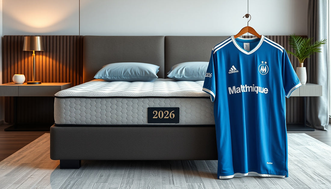 Découvrez notre sélection de matelas premium pour un sommeil de champion, comme le maillot OM 2026