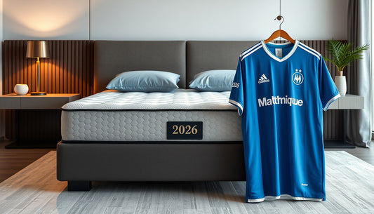 Découvrez notre sélection de matelas premium pour un sommeil de champion, comme le maillot OM 2026