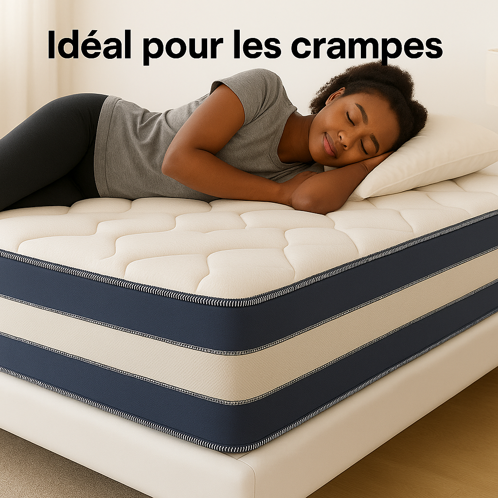 Matelas Camille — Dites adieu aux crampes, retrouvez des nuits légères