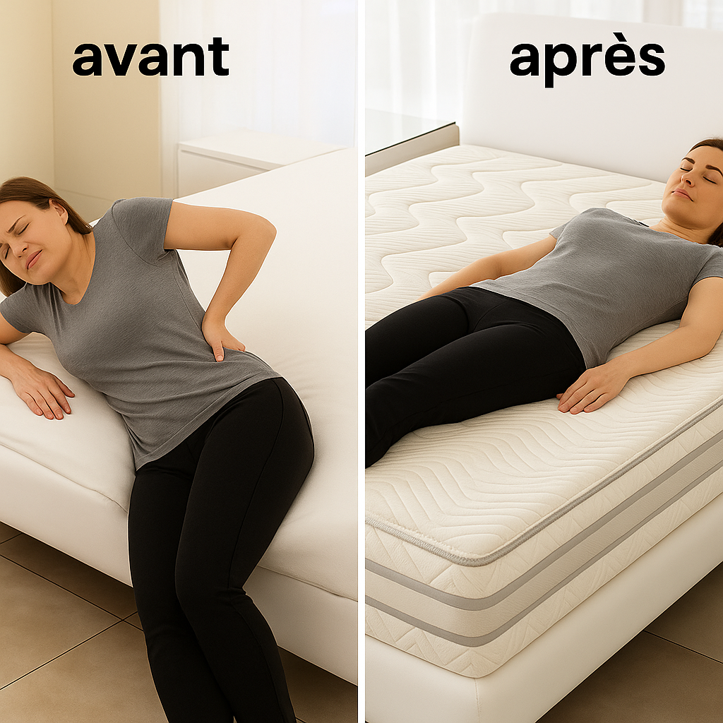 Matelas Corentin — Dites adieu aux douleurs dorsales, retrouvez des matins sans tension