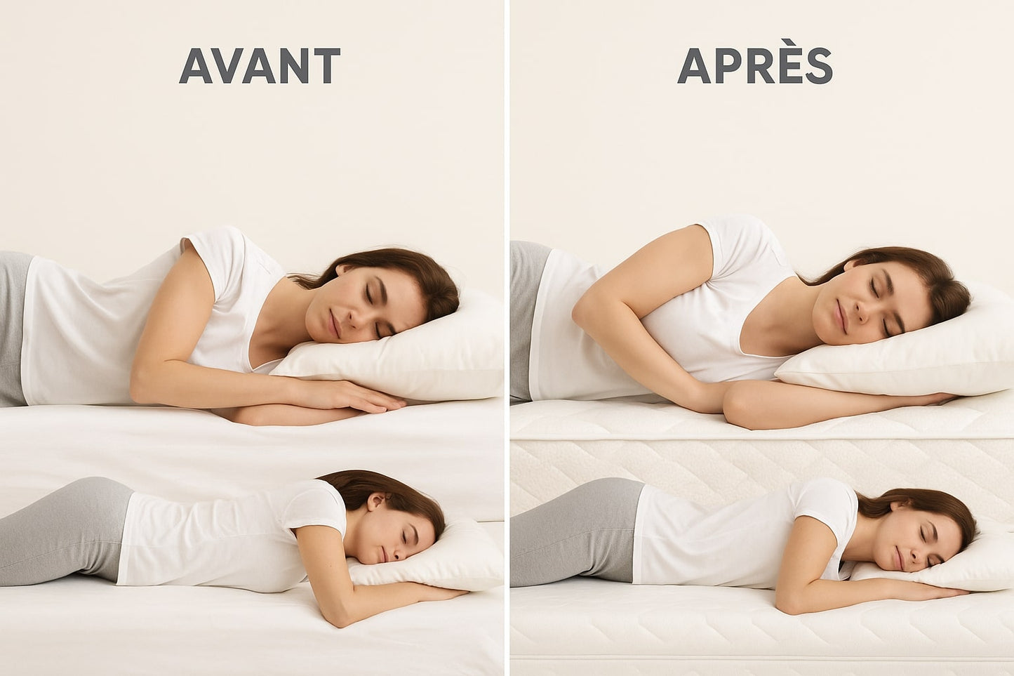 Matelas ressorts mi-ferme Joris