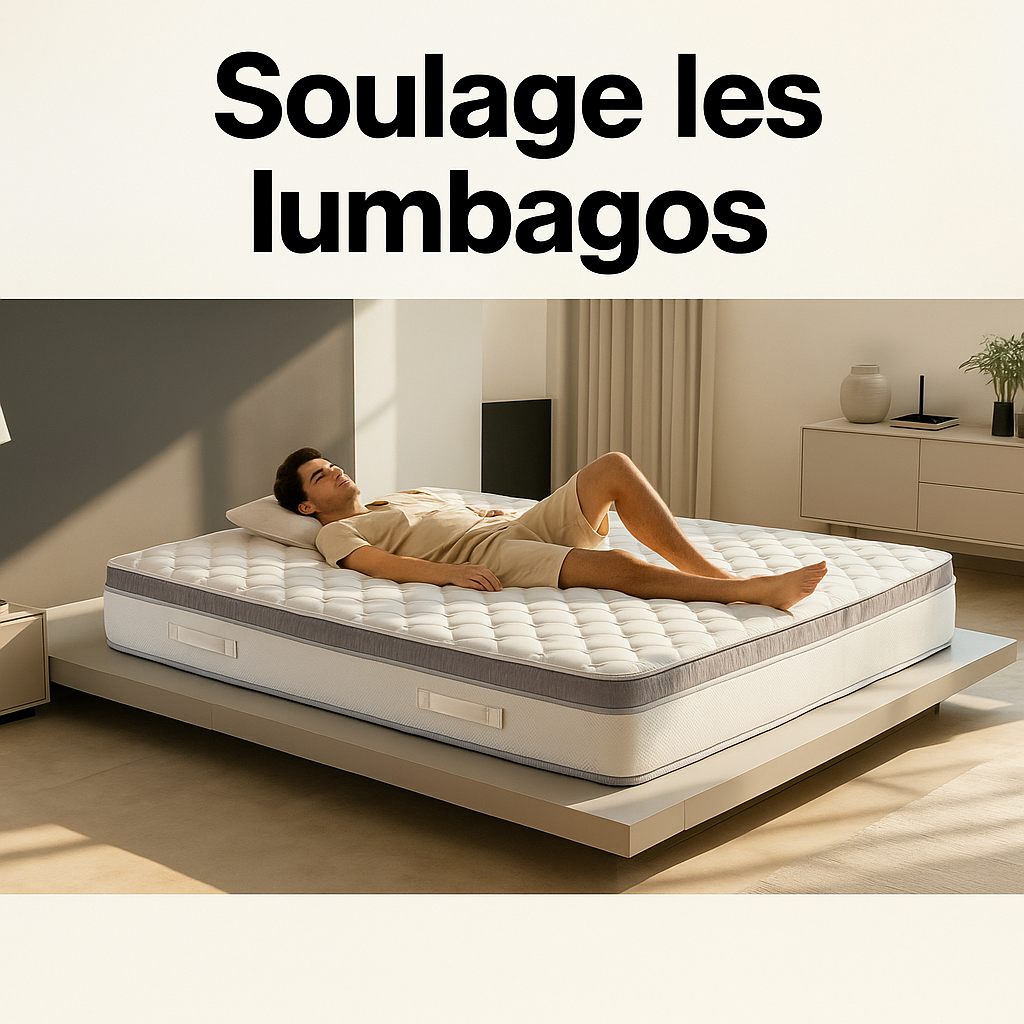 Matelas Joris — Soulagement ciblé du lumbago, nuits enfin apaisées
