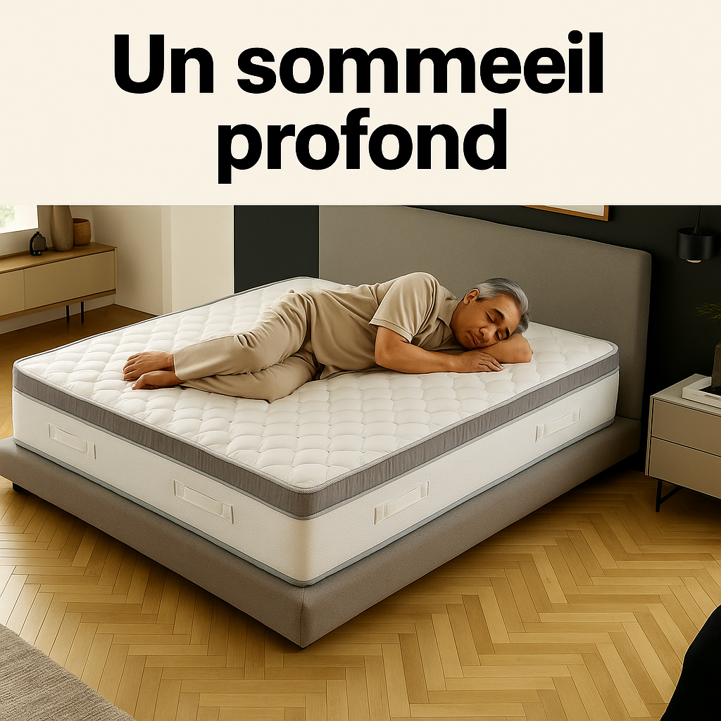 Matelas Joris — Soulagement ciblé du lumbago, nuits enfin apaisées