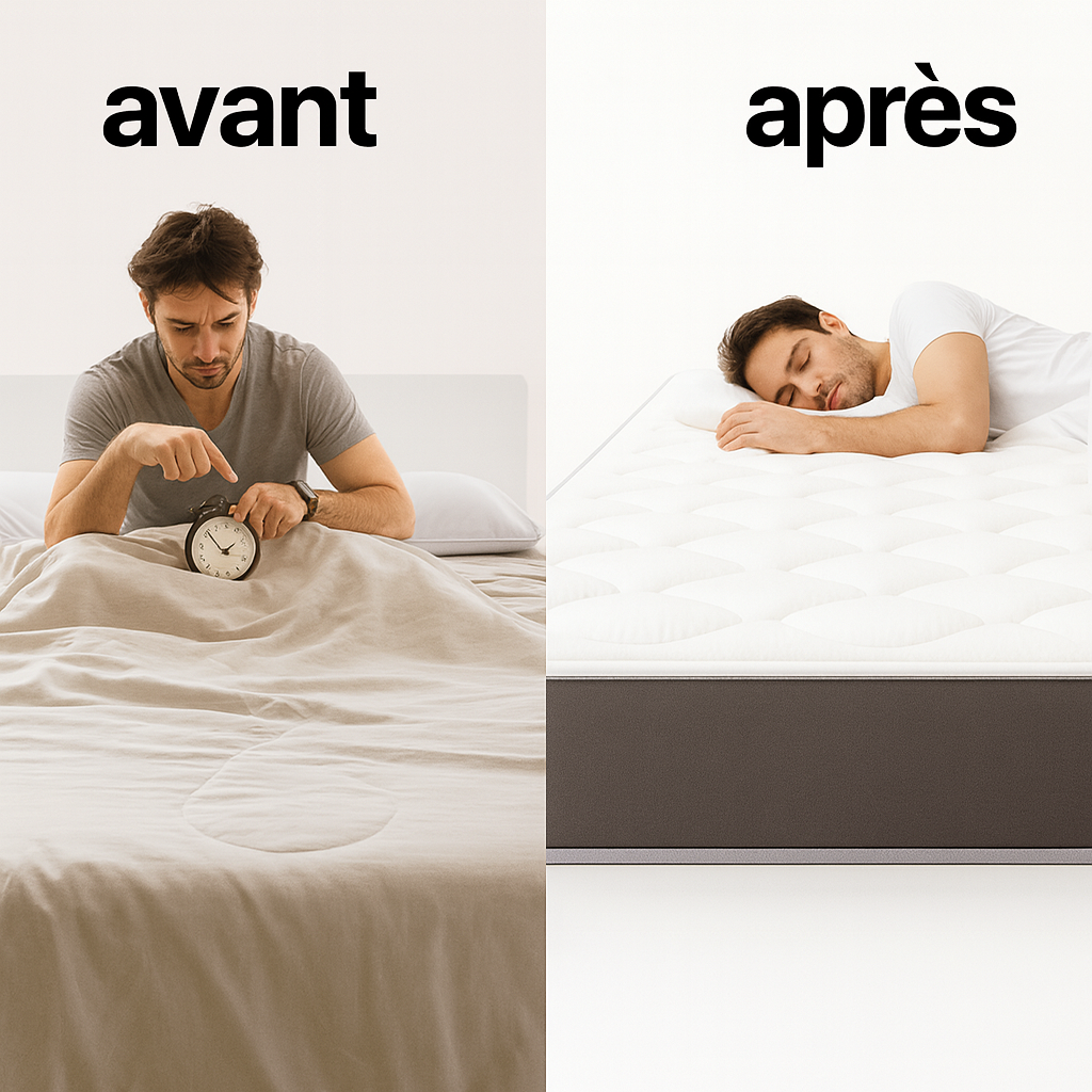 Matelas Hybride Ophélie — Quand l’insomnie s’apaise, la nuit revient