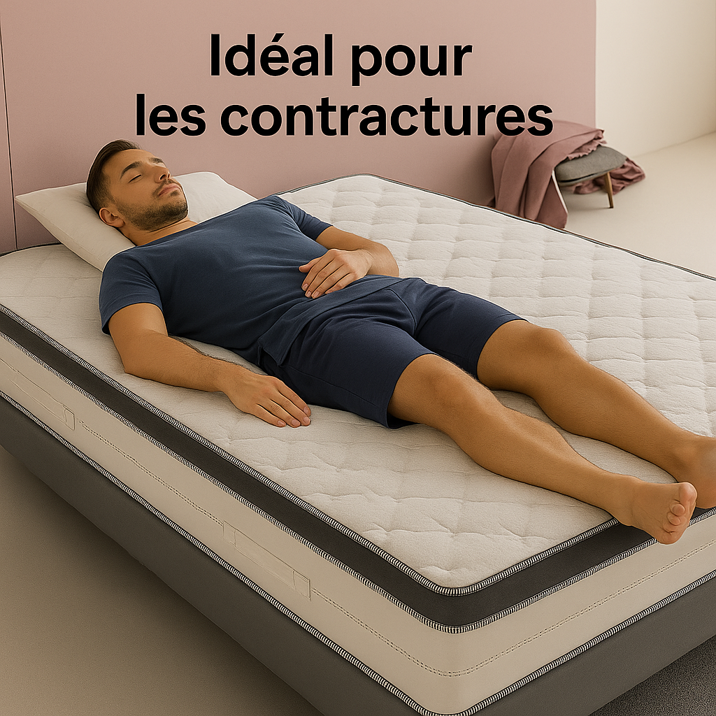 Matelas Pénélope — Circulation plus légère, nuits plus sereines